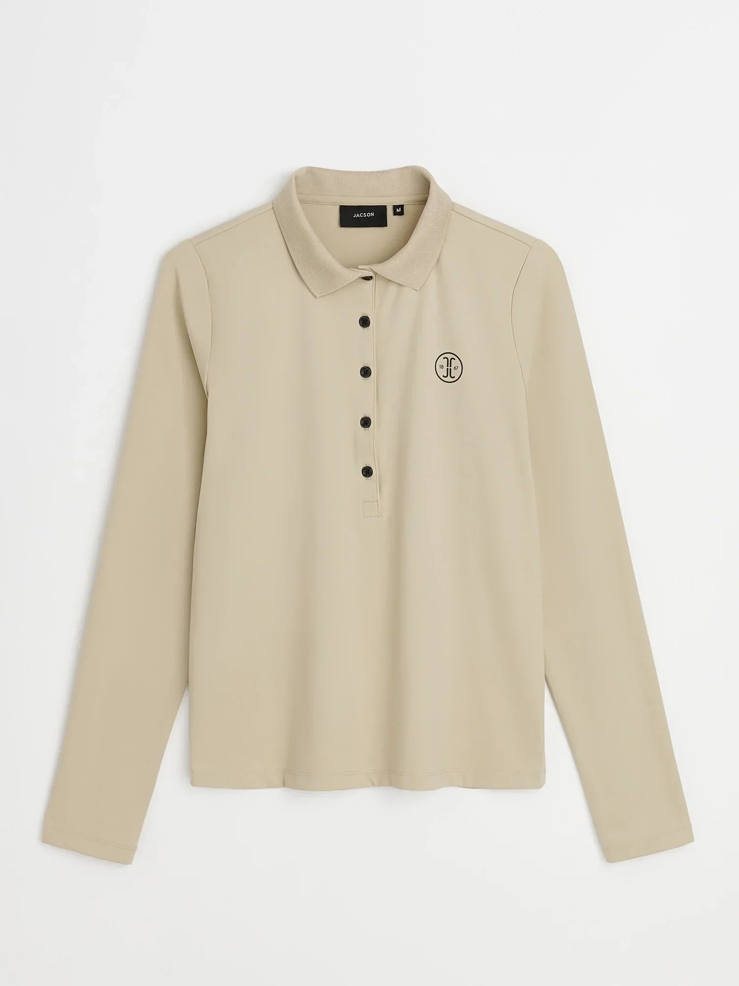 Jacson Ylva Långärmad Piké Beige
