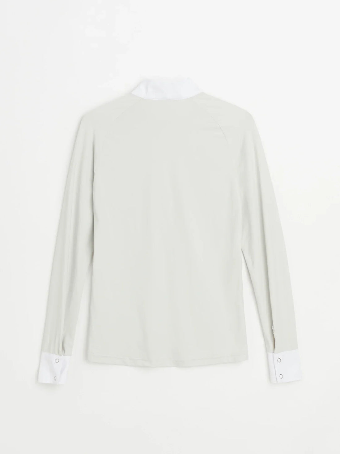 Långärmad tävlingstopp med 1/2 zip i snabbtorkande tekniskt material. Andas och har hög elasticitet, med ståkrage och vita manchettdetaljer vid ärmsluten.