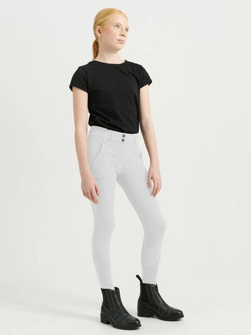 Jacson Rigmor Ridbyxa Knäskodd Vit Barn/Junior