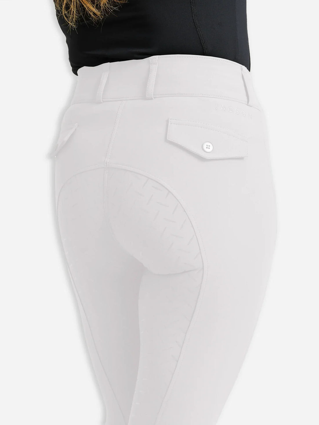 Jacson Rigmor Ridbyxa Helskodd Vit