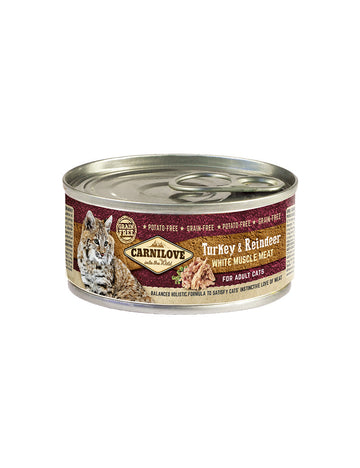 Carnilove WMM Turkey & Reinde Cat 100g x 12