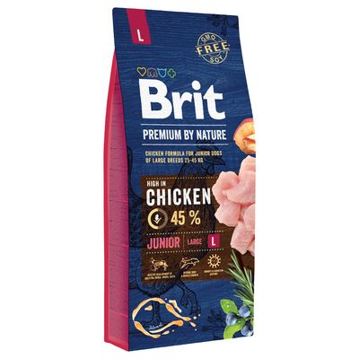 Brit Premium By Nature Dog Junior Large Chicken