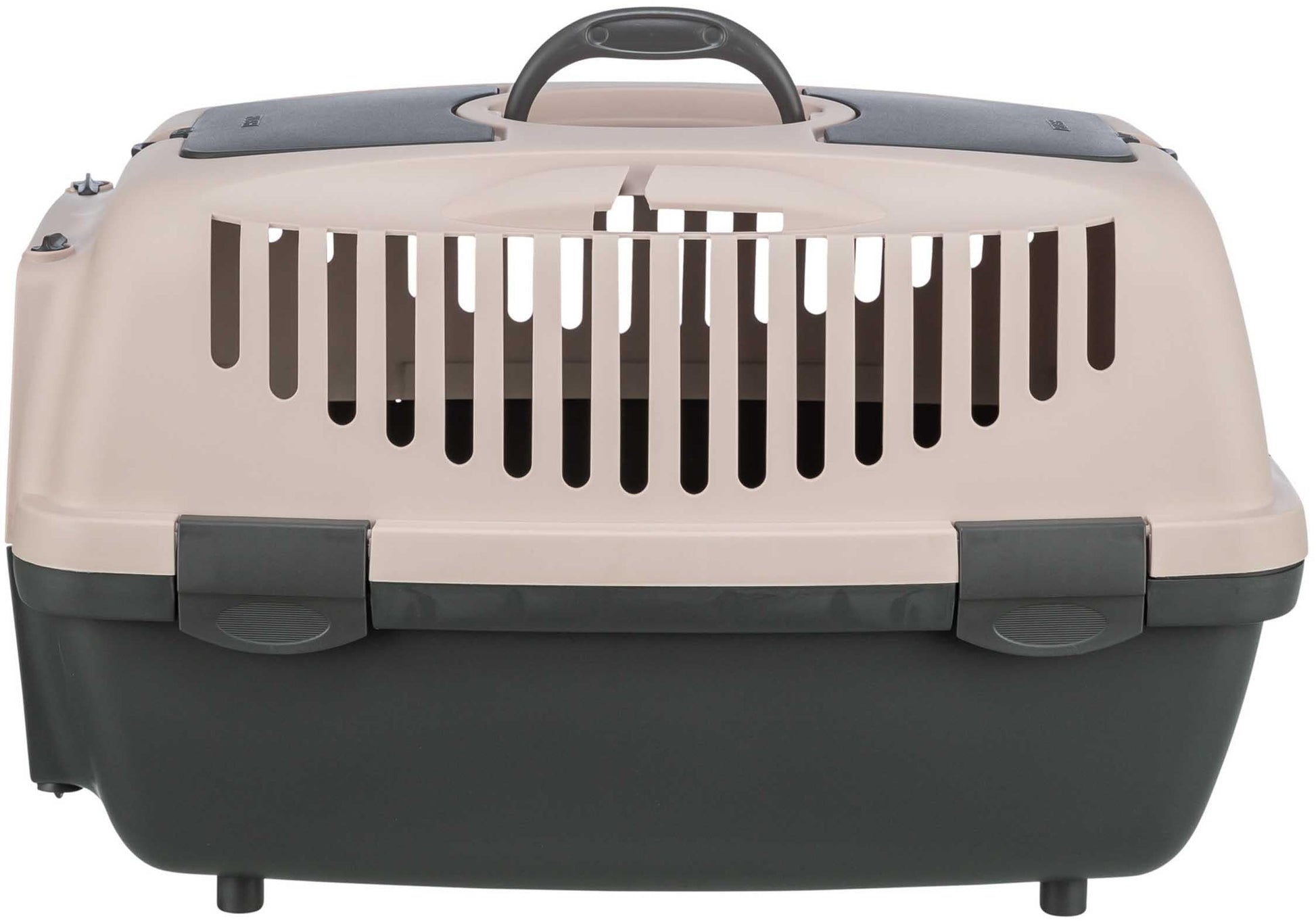 Transportbur Capri 2, XS-S: 37 × 34 × 55 cm, mörkgrå/blush