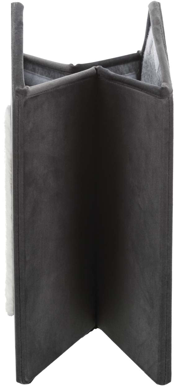 Livia cave, 38 × 41 × 44 cm, mörkgrå/vit