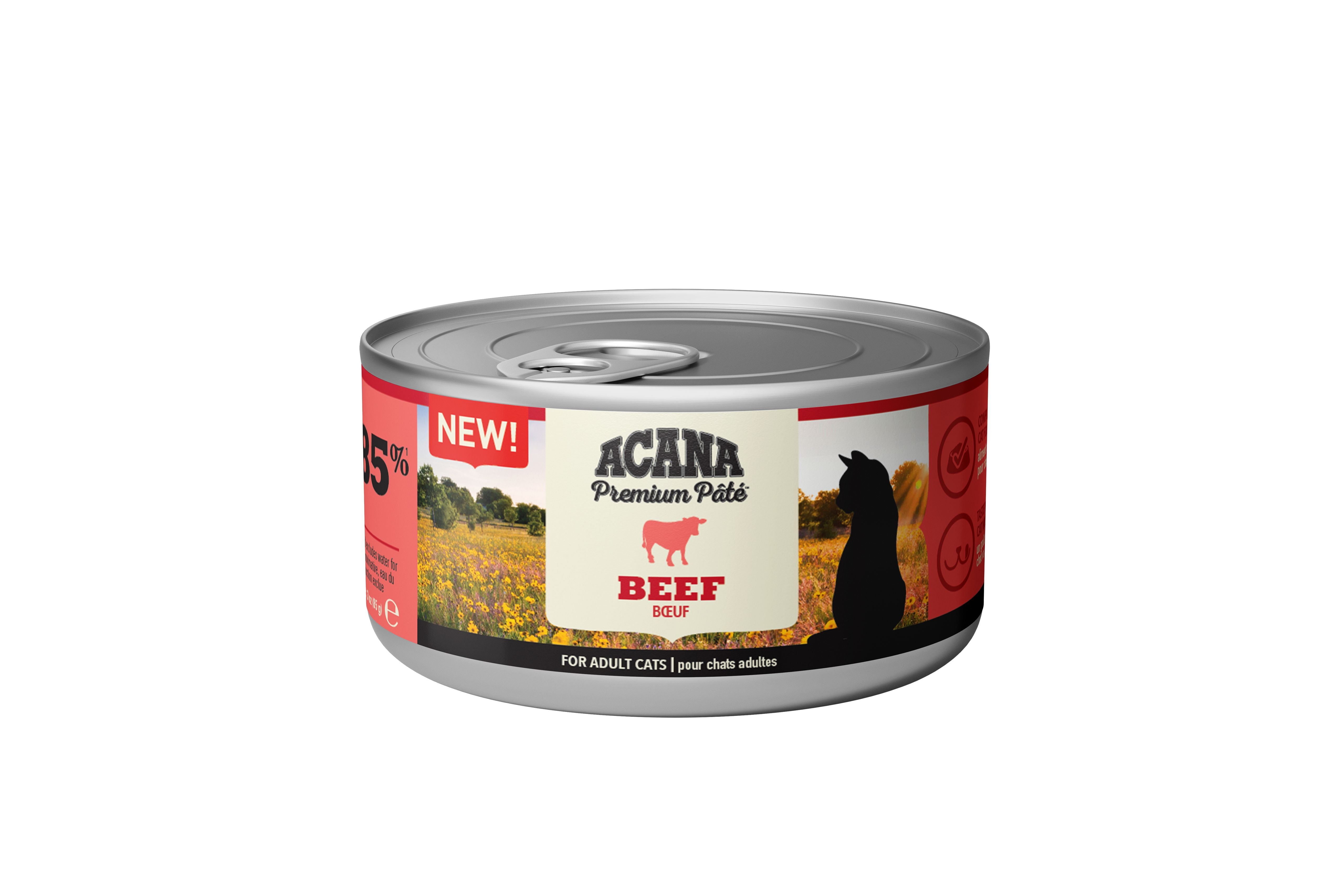 Acana Premium Paté Beef Våtfoder för katt 85g