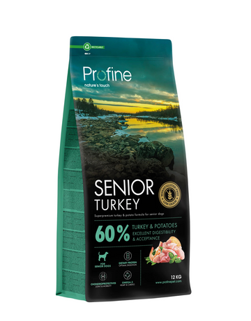 Profine Dog Dry Food Senior Turkey & Potatoes 12 kg