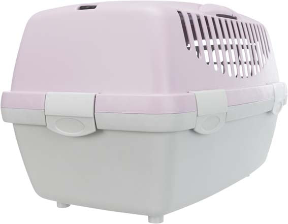 Transportbur Capri 1, 32 x h31 x 48 cm, ljusgrå/ljuslila