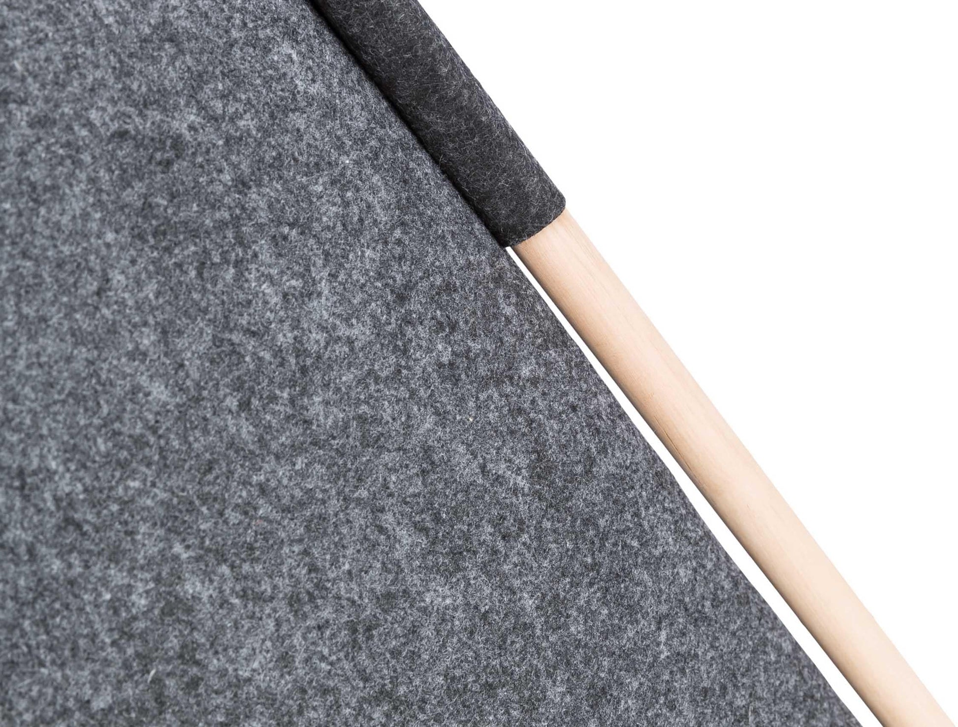 Tipi tält, filt, 70 × 70 × 70 cm, antracit