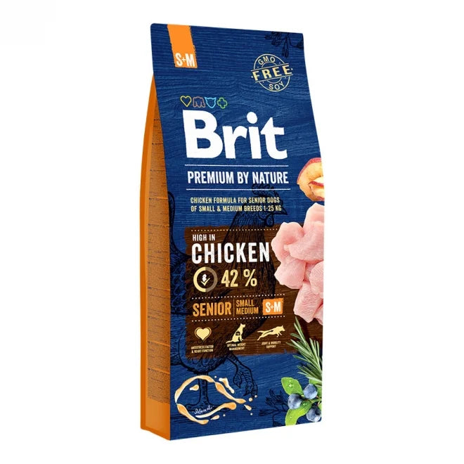 Brit Premium By Nature Dog Senior Small/Medium Chicken