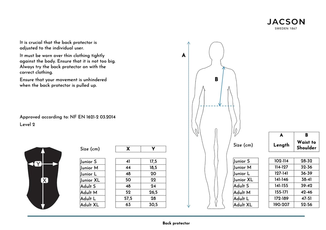 Jacson Barn/Junior Rio Ryggskydd Svart