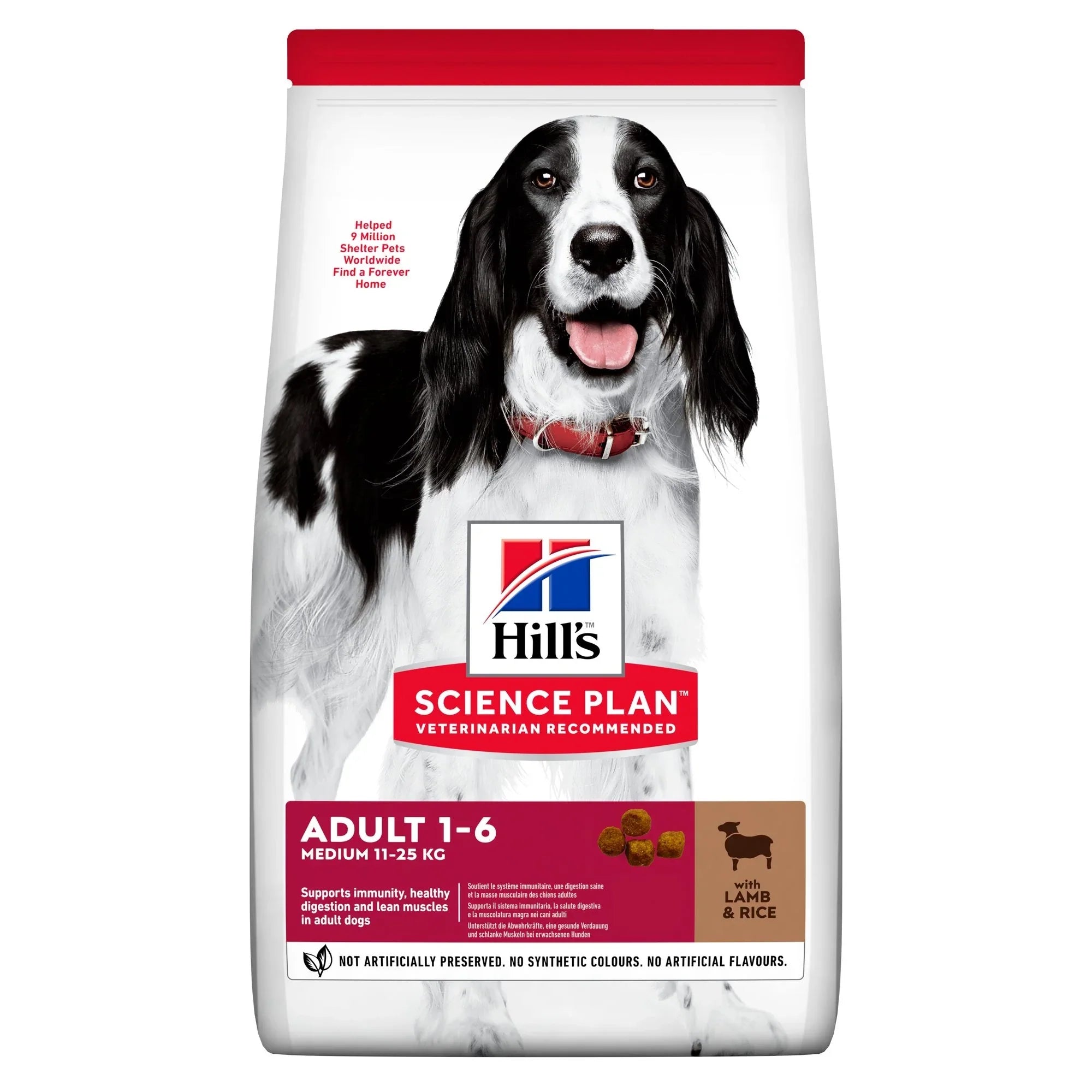 Hills Science Plan Adult Medium Lamb & Rice - Dry Dog Food 14 kg