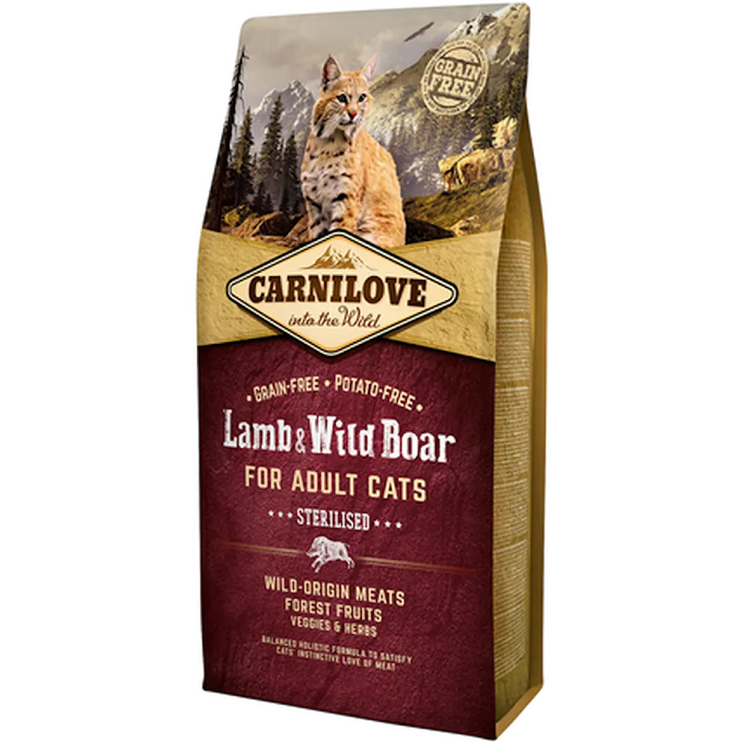 Carnilove Cat Lamb & Wild Boar for Sterilised