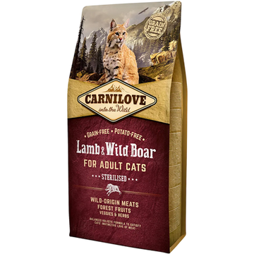 Carnilove Cat Lamb & Wild Boar for Sterilised