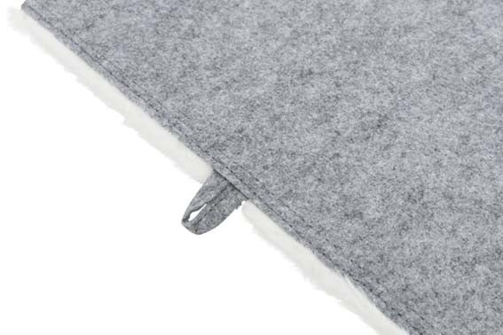 Livia cave, 38 × 41 × 44 cm, mörkgrå/vit