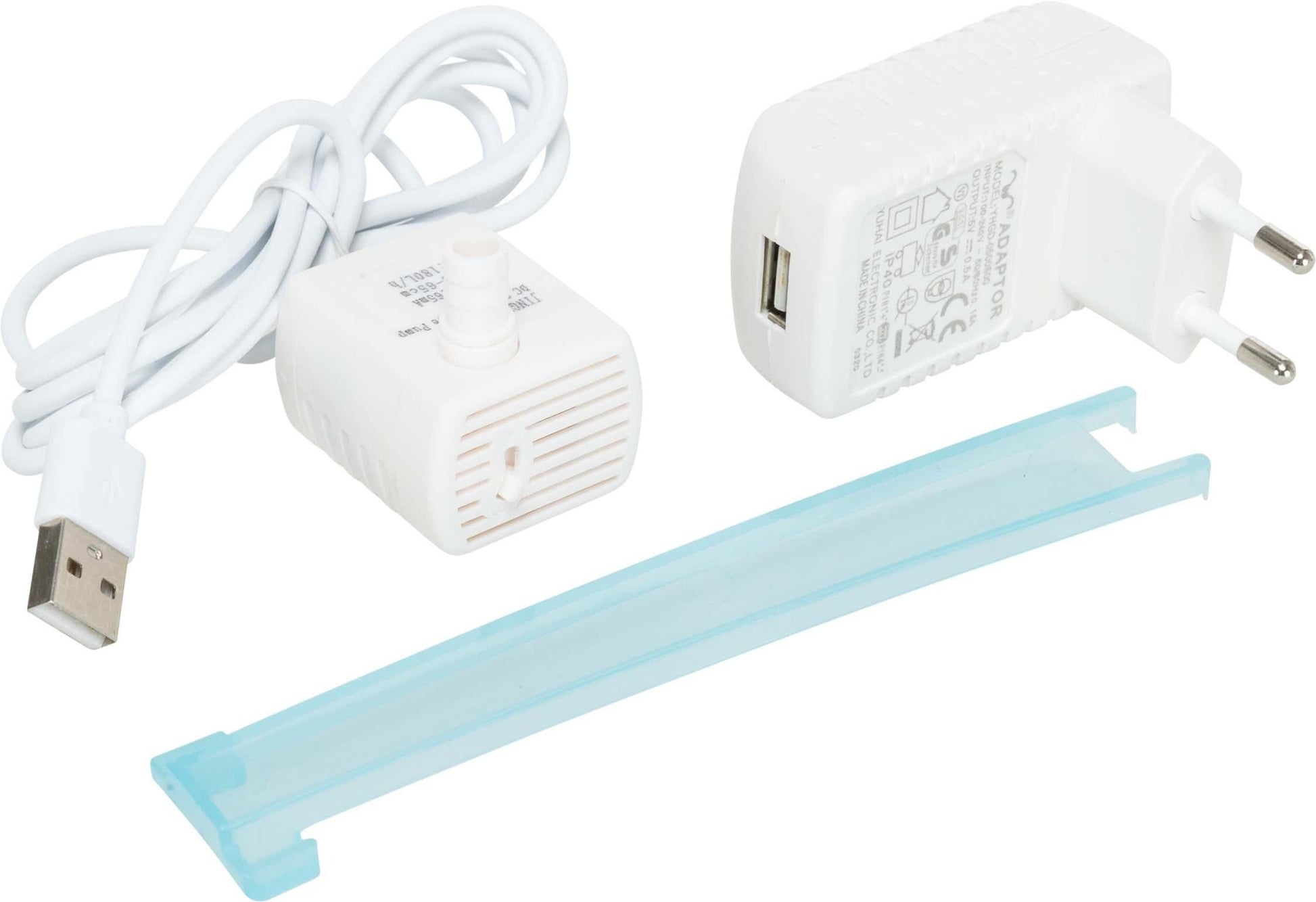 Trixie Vattenfontän Bubble Stream, 3 l, blå/vit