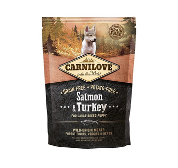 Carnilove Lax & Kalkon, Puppy Large Breed 1,5 kg