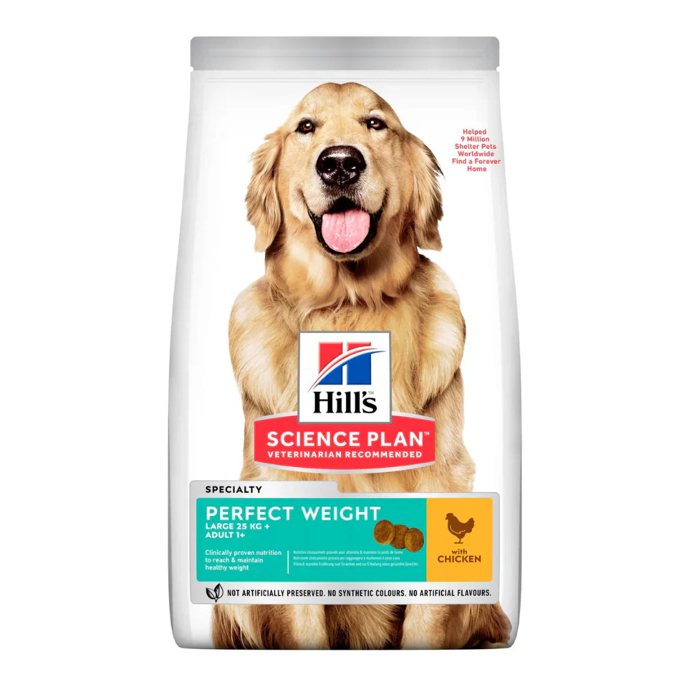 Hills Science Plan Adult Perfect Weight Large Chicken - Dry Dog Food 12 kg