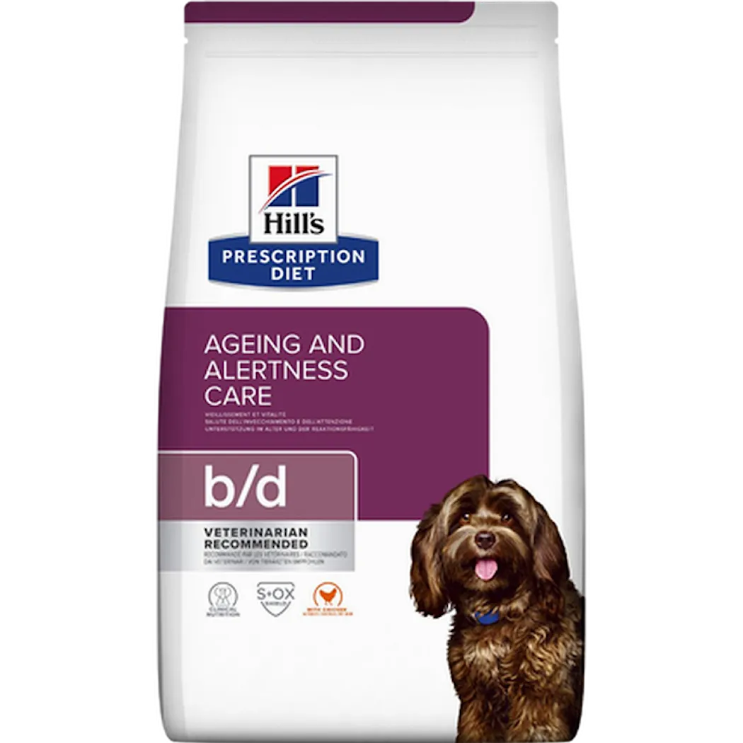 Hill's Prescription Diet Dog b/d Brain Ageing & Alertness Care Chicken - Dry Dog Food 12 kg