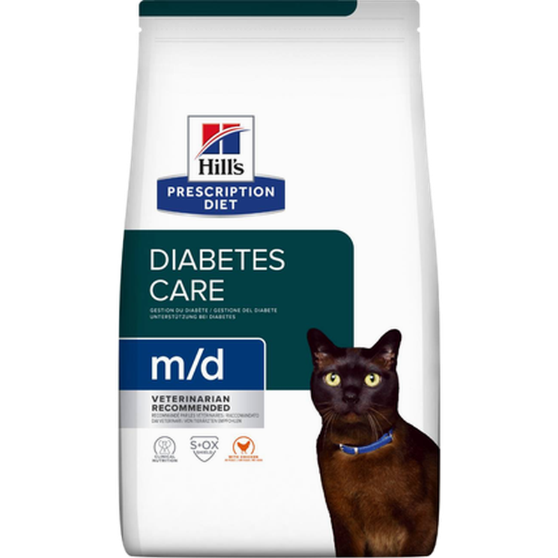 Hill's Prescription Diet Feline m/d Diabetes/Weight Chicken - Dry Cat Food