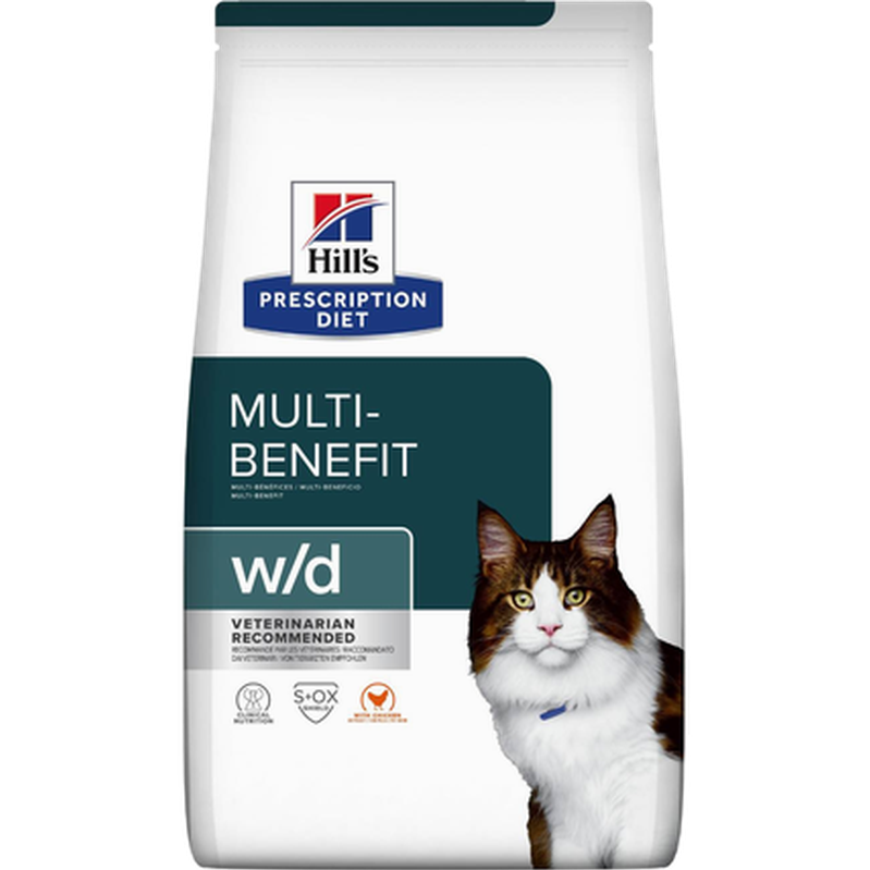 Hill's Prescription Diet Feline w/d Multi-Benefit - Dry Cat Food