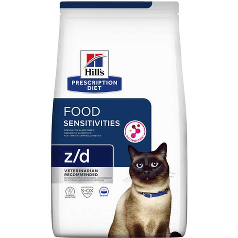 Hill's Prescription Diet Feline z/d Food Sensitivities Original - Dry Cat Food