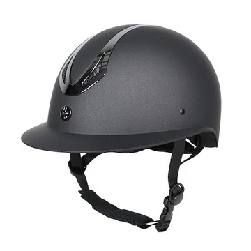 Hansbo Sport Ridhjälm Victory Crome Svart M