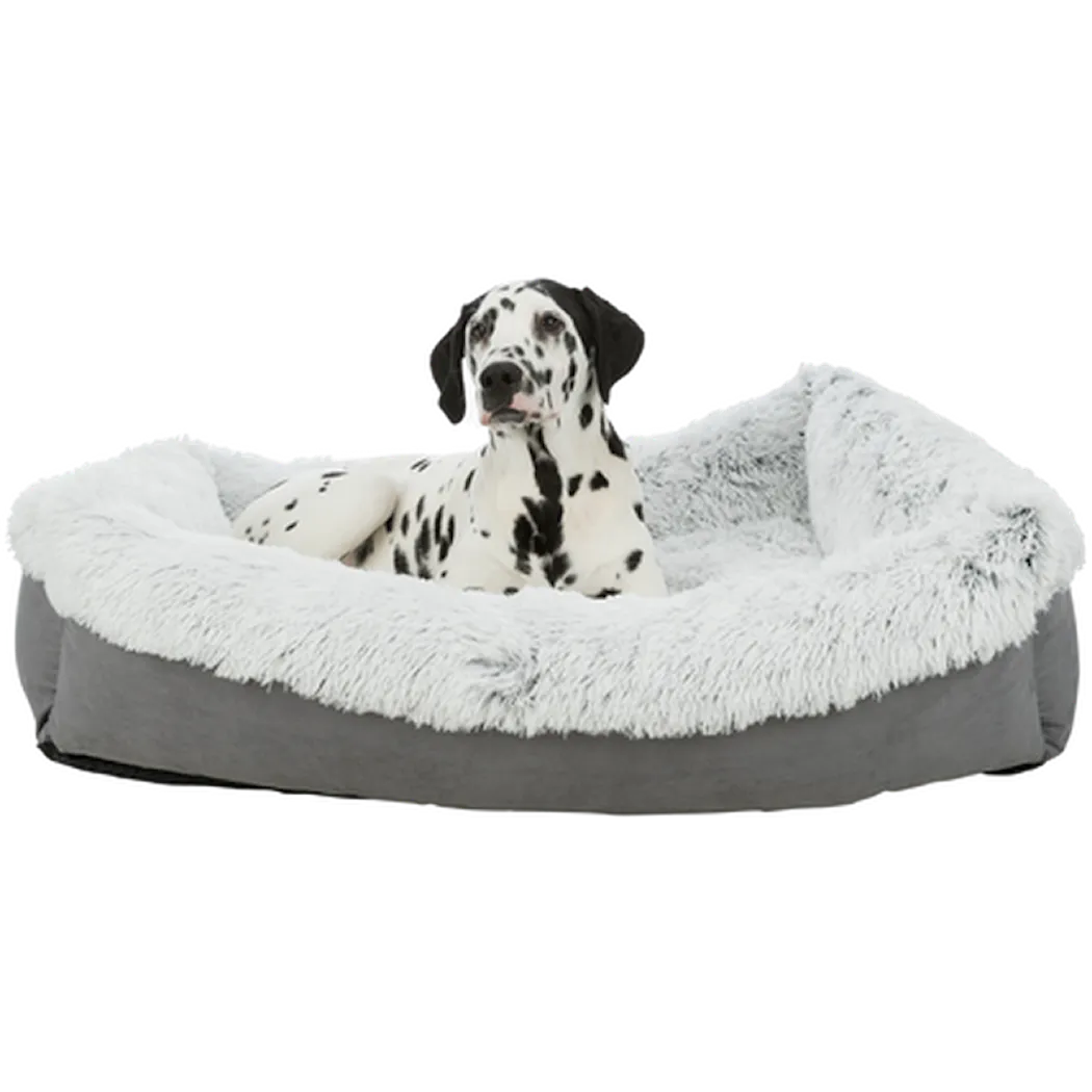 Trixie Harvey bädd, rektangulär, grå/vit-svart