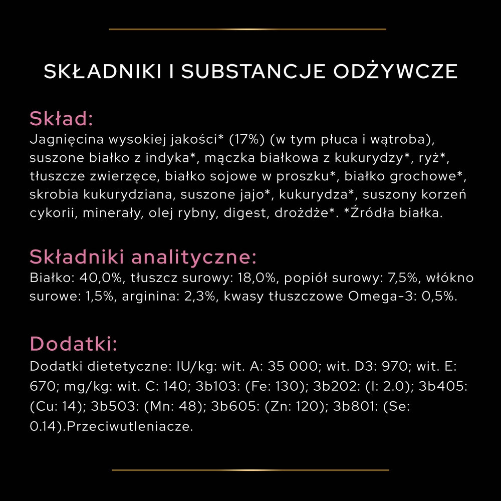 PRO PLAN Delicate Digestion Adult Kattmat rik på lamm 1,5 kg