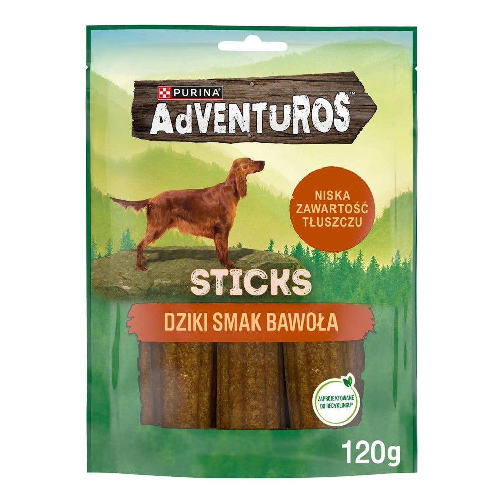 ADVENTUROS Sticks Rika på buffel 120g