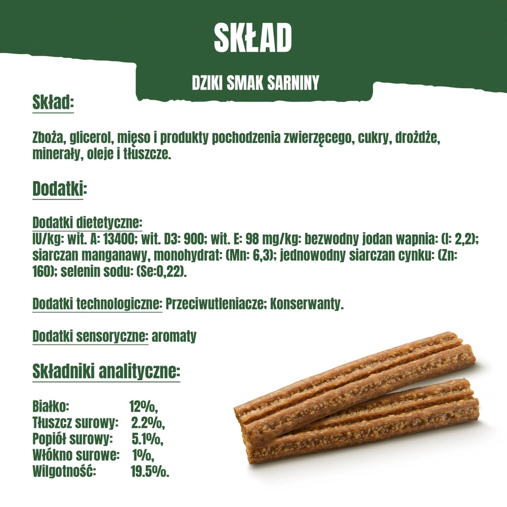 ADVENTUROS Strips med smak av vilt 90g