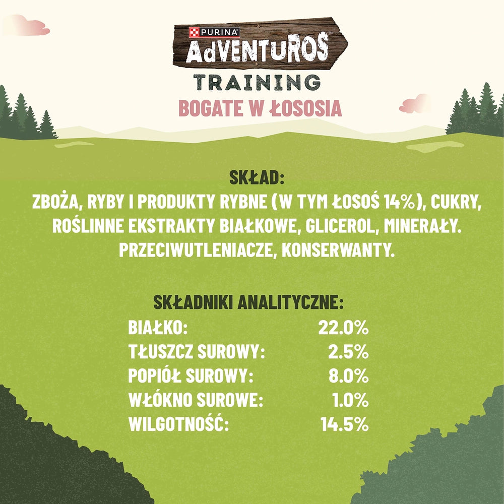 Adventuros Training Treats Lax Hundgodis 115 g