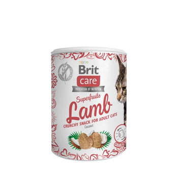 Brit Care Cat Snack Superfruits, lamm 100g
