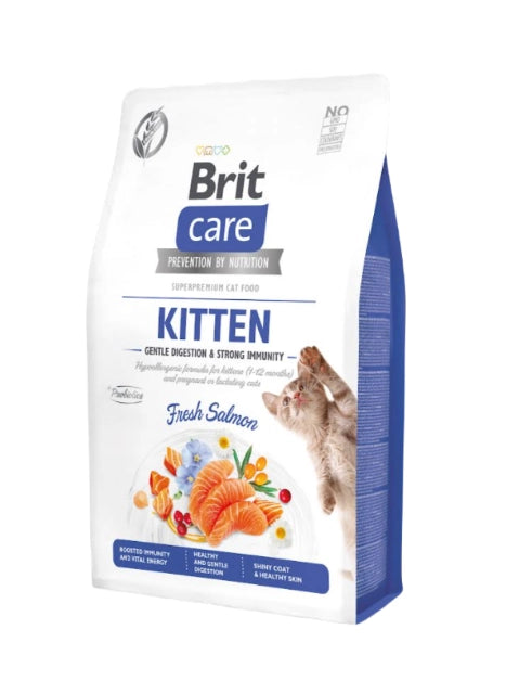 Brit Care Grain Free Kitten Gentle Digestion & Strong Immunity Fresh Salmon 2kg