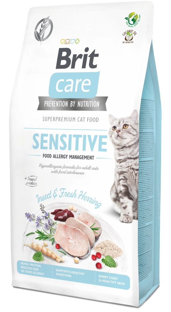 Brit Care Cat Grain Free Sensitive Insect & Fresh Herring 400g