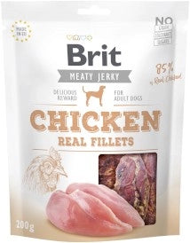 Brit Jerky Chicken Real Fillets 200g