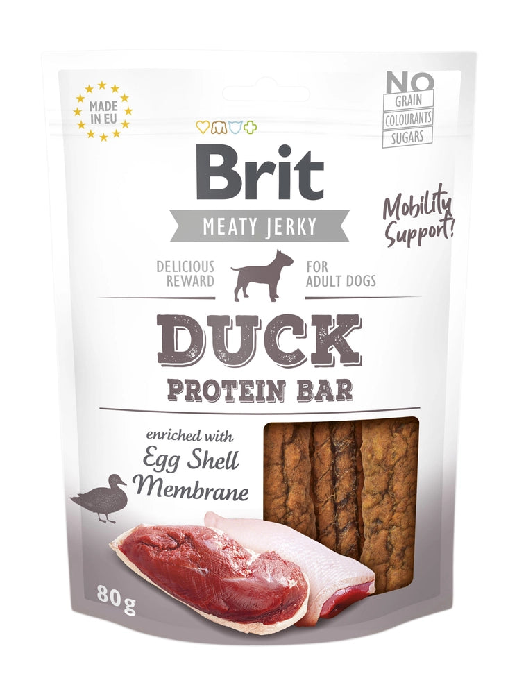 Brit Jerky Duck Protein Snack 80g