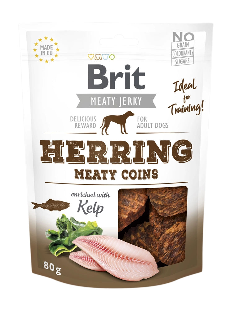 Brit Care Meaty Jerky Coins Herring 80g