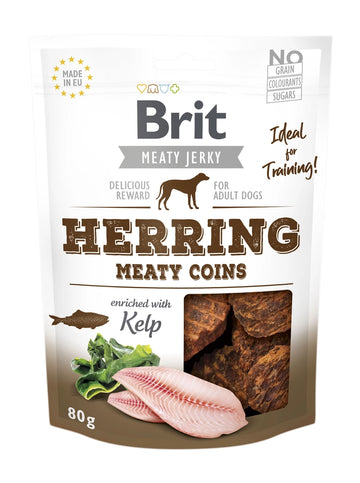 Brit Care Meaty Jerky Coins Herring 80g
