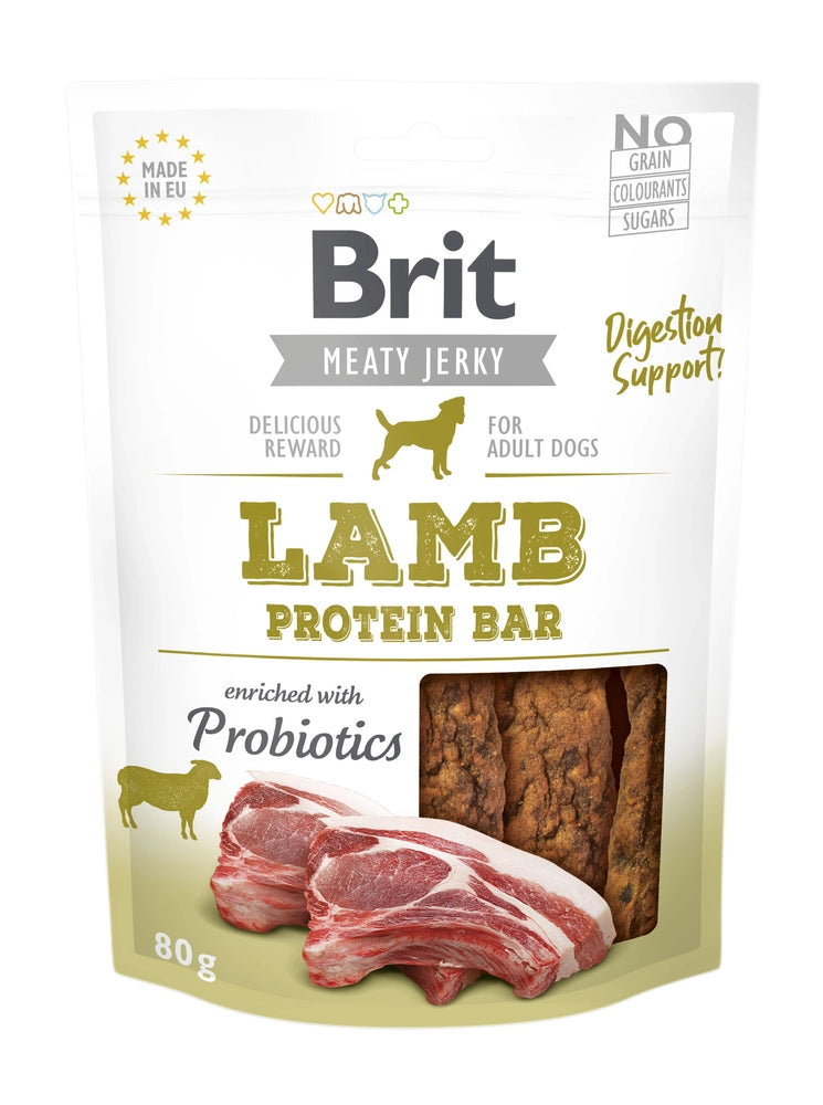 Brit Care Meaty Jerky Proteinbar Lamb 80g