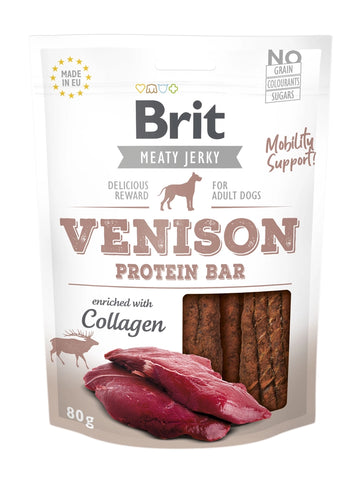 Brit Care Meaty Jerky Proteinbar Venison 80g