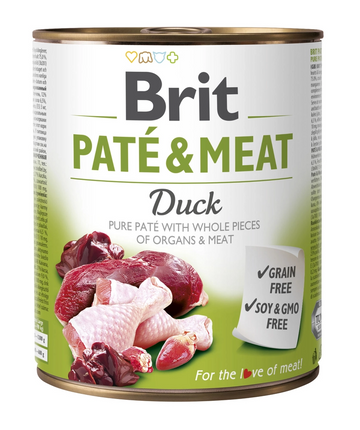 Brit Care Dog Adult Paté & Meat Duck 800 g