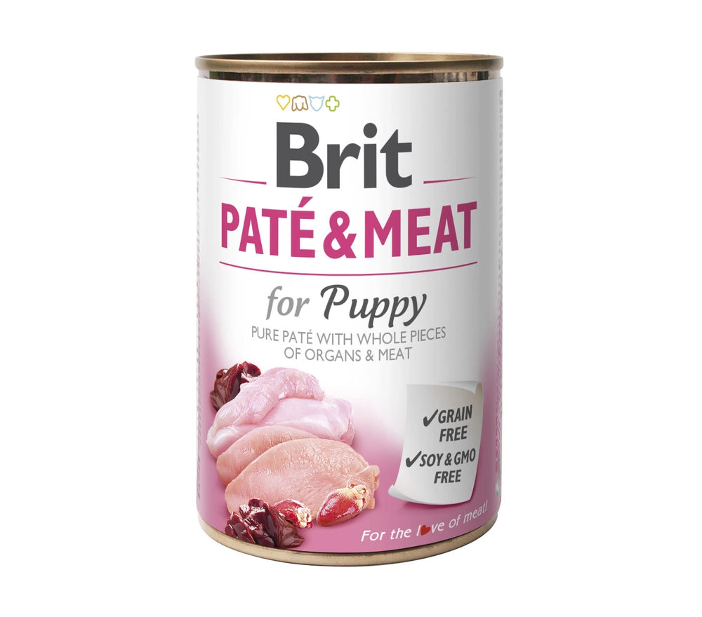 Brit Care Paté & Meat Chicken & Turkey for Puppy 400 g
