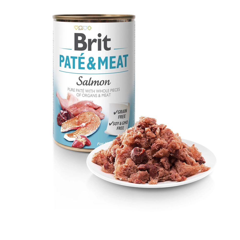 Brit Care Dog Adult Paté & Meat Salmon 400 g