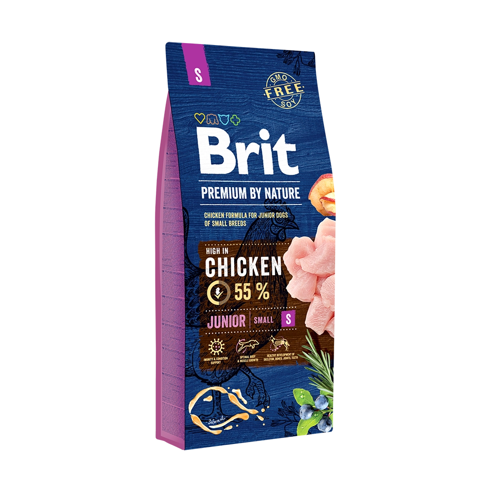 BRIT Premium By Nature Junior S 8 kg
