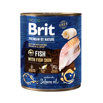 Brit Premium by Nature Fisk med Fiskhud 800g