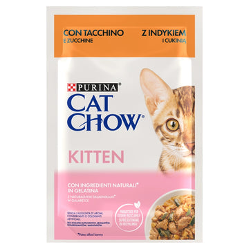 PURINA Cat Chow Adult Torrfoder för katter med lamm och gröna bönor i gelé 85g