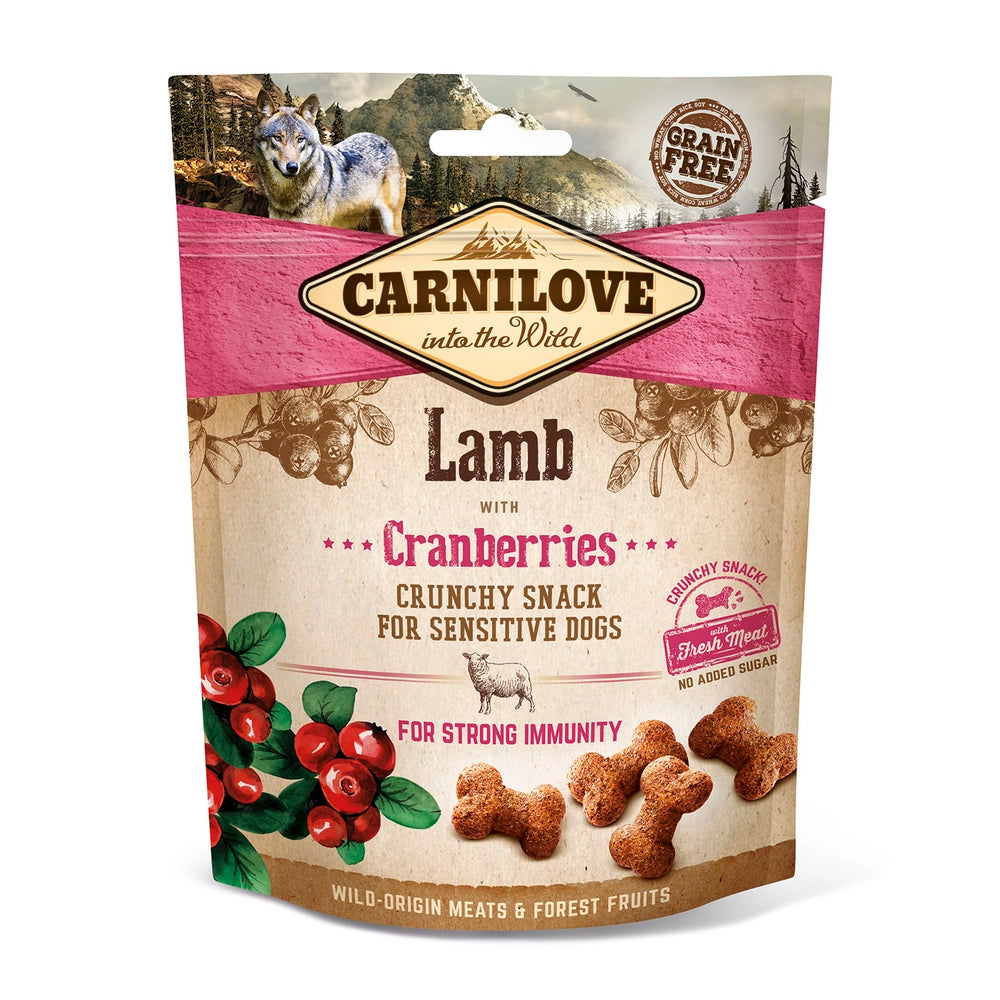 Carnilove Dog Crunchy Snack Lamb Cranberry 200 g