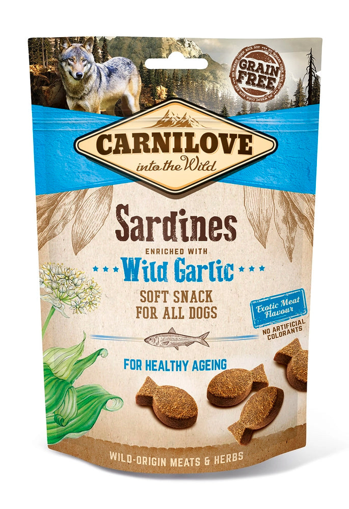 Carnilove Dog Semi Moist Sardines with Garlic 200 g