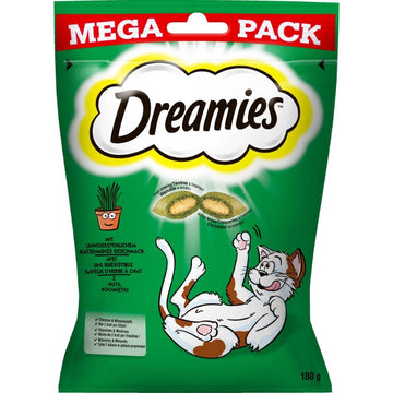 DREAMIES 180g - godis för katt med kattmynta