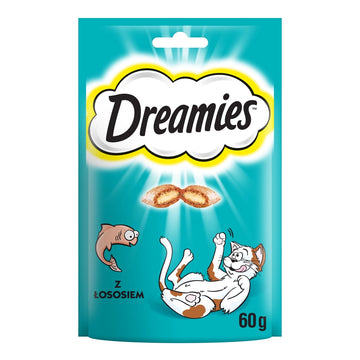 DREAMIES 60g – godis för katter, med smak av utsökt lax